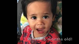 Baby learns to count in 3 weeks, watch until the end!