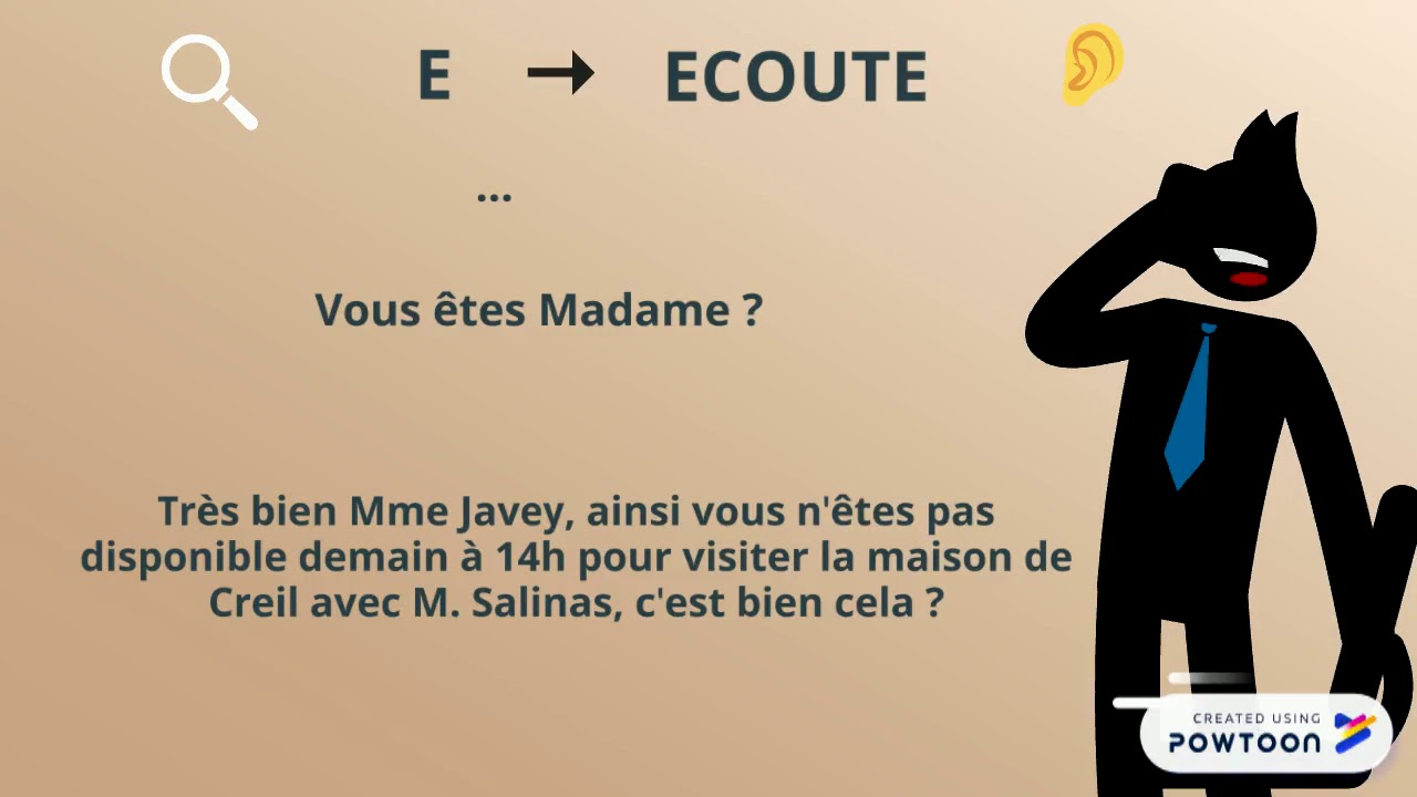 La réception d'un appel téléphonique