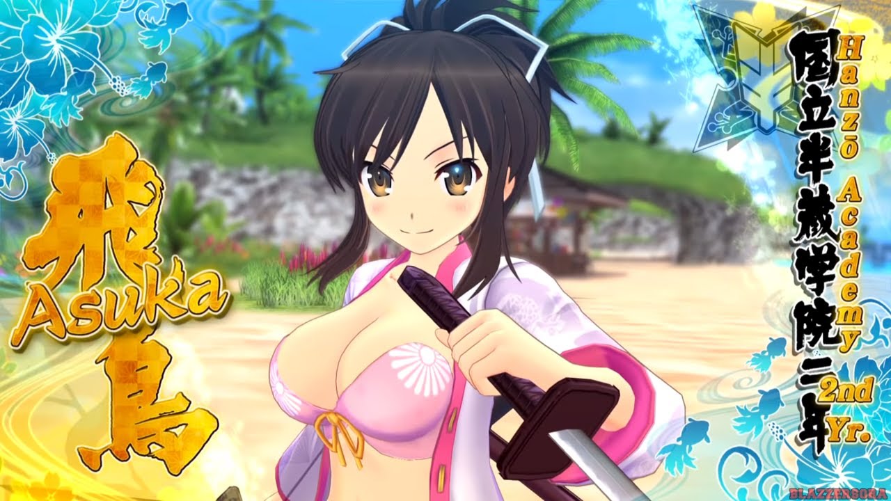 Asuka from The TV animation Senran Kagura: Ninja Flash!