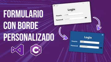 🎨🖥️ Borde Personalizado en Formulario C# | Visual Studio | Windows Forms