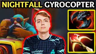 🔥 New Patch 7.41 GOD MODE NIGHTFALL GYROCOPTER CARRY DESTRUCTION! 🔥 Dota 2 Gameplay