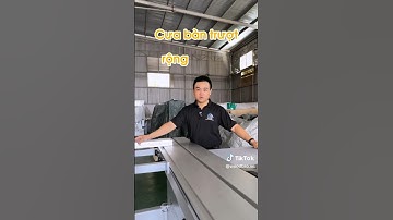 Review máy cưa bàn trượt châu âu #maychebiengo #diy #machine #cncmachine #huyfelder #noithat