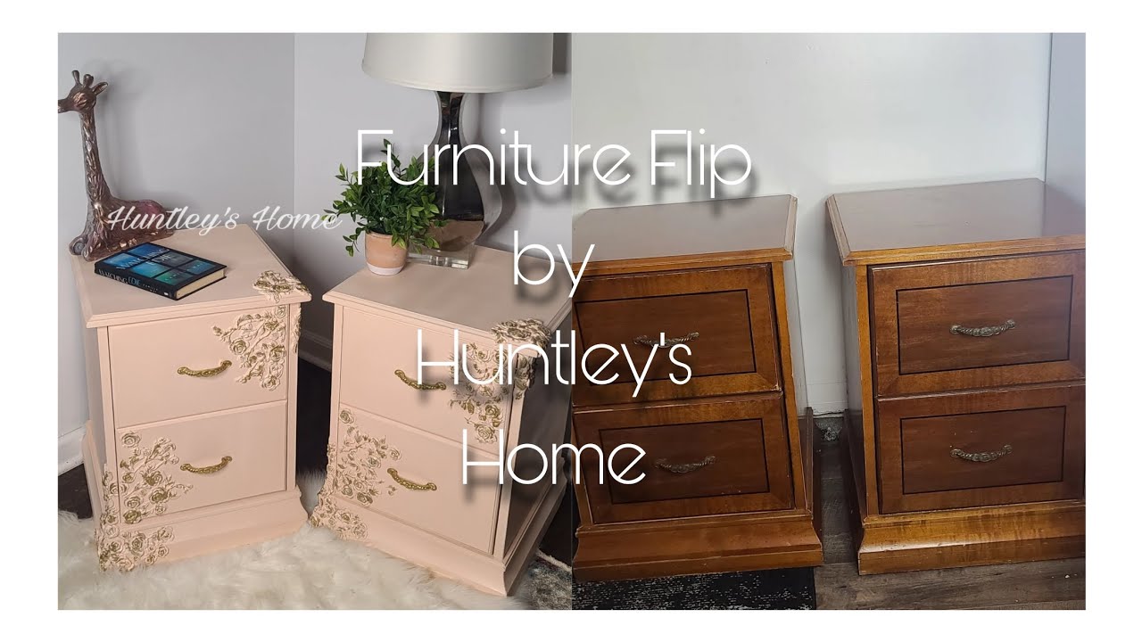 Ugly Nightstands Get an Enchanting New Look Furniture Flip YouTube