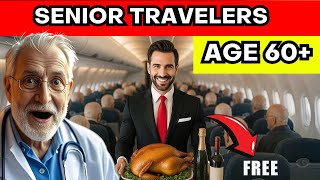 15 Free Things Seniors Can Ask For On A Flight! | senior living