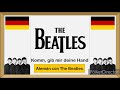Komm, gib mir deine Hand - Sub Español y GRAMATICA // Aprender alemán con The Beatles//Alemán Básico