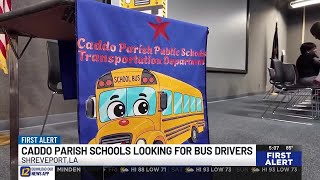 Caddo Parish Schools holds job fair to hire bus drivers and attendants