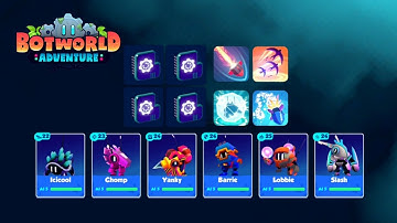 COMMON Bots Abilities and Boosters Frozen Wastes Danger zone - BOTWORLD ADVENTURE gameplay