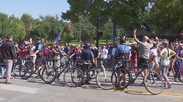 One arrested for pulling knife at downtown Austin protests