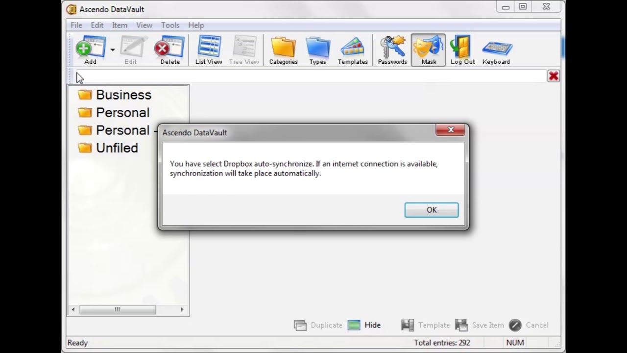 Ascendo Glitch Syncing issues with Dropbox