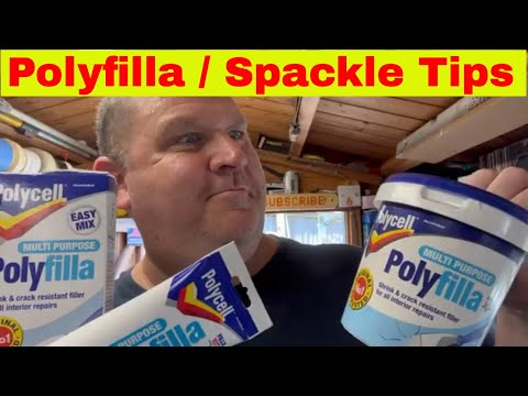 The Best Type of Polyfilla / spackle & how to store it