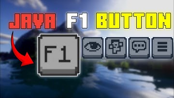 Java F1 Button For MCPE 1.21+☠️ | F1 Button Texture Pack| Minecraft Bedrock/Pocket 1.21+ F1 Button 