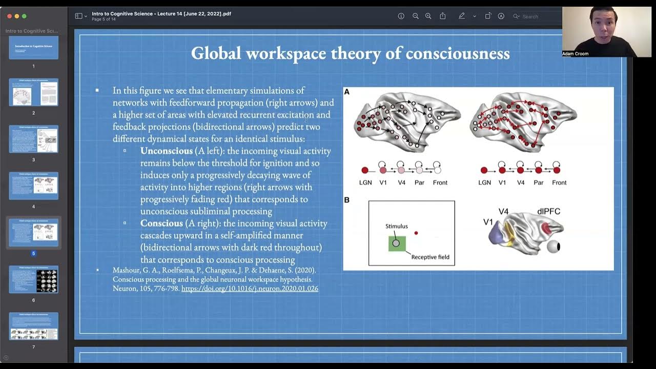 Lecture 14 Consciousness COGSCI 1 UC Berkeley YouTube