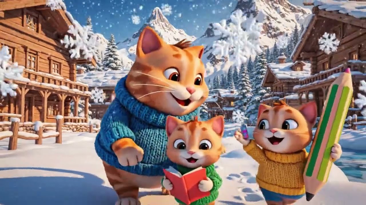 A Poor Mother Cat 🐱❄️, Cold Winter Nights & a Magic Pencil ✏️✨ |