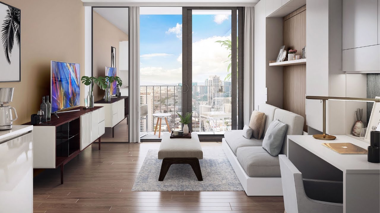 Micro Apartments in Honolulu Aalii in Ward Village Condo Tour YouTube