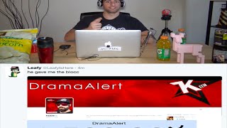LeafyIsHere vs Keemstar , Joeysalads , TyBlue takes over DramaAlert??
