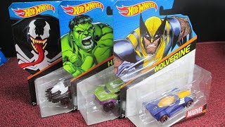 Hot Wheels Marvel Cars Venom Wolverine And Hulk