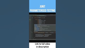 How to pass in parameters to JUnit tests #junit #java