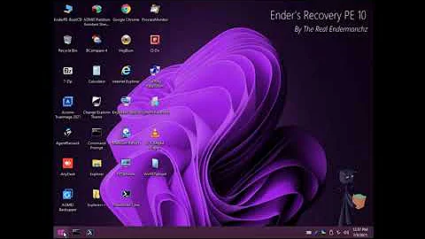 Ender's Recovery PE 10 - A custom WinPE Build I Made for Recovery Purposes
