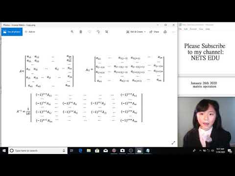 Math, Python Series 19 - Sympy module Inverse of a matrix 程序 计算 逆矩阵
