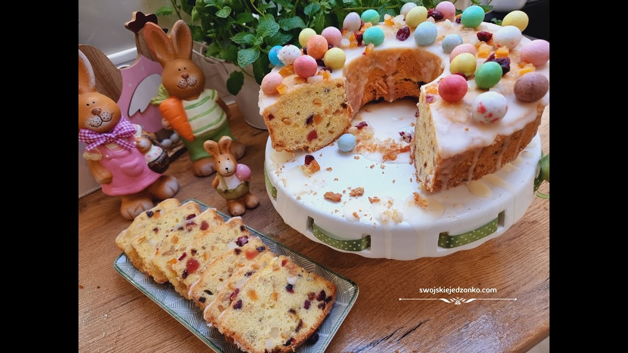 Keks na maśle ,z dużą ilością bakalii, wilgotny i pyszny, długo zachowuje świeżość #keks #przepis