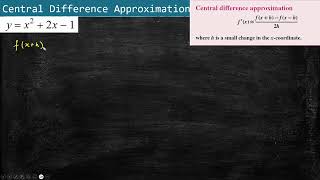 CA06 Central Difference