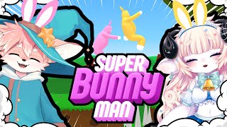【ゲーム配信/コラボ】あくまで羊の迷迷と聖獣のノコルでバニーマンになるよ！！！│Super Bunny Man【ノコル/One Lyric】