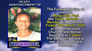 Marguerite Paul  short