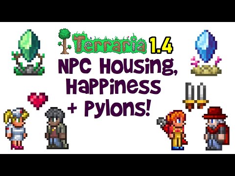 Terraria Pylons – How to increase NPC happiness