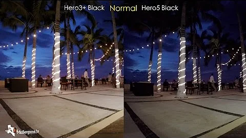 GoPro Hero3+ Black VS Hero5 Black Low Light Comparison - GoPro Tip #568 | MicBergsma