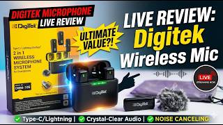 Digitek Wireless Microphone Review | Microphone Type - C Receiver