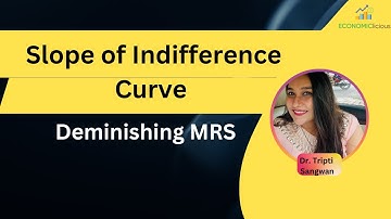NET JRF Economics | Microeconomics |Lesson 11: Deminishing Marginal Rate of Substitution| Slope IC