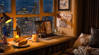 4K Cozy Night at New York City - Relaxing Jazz Music Piano For Deep Sleep or Work, Study by Jazz Cafe Vibes 303 views 1 month ago 3 hours, 18 minutes