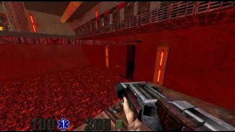 Quake 4 in Quake 2 scene comparison tram station