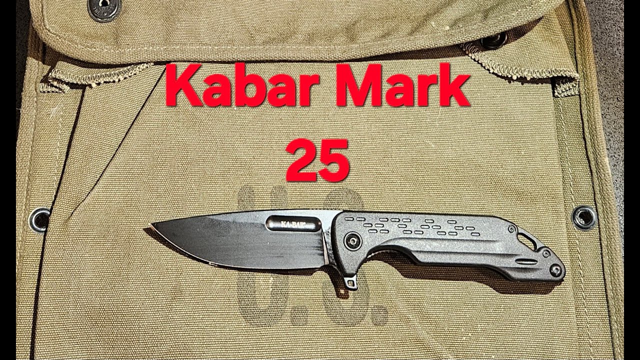 Finally a Kabar Folding Knife That I like to Carry! - YouTube