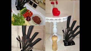 ПОСЫЛКА С САЙТА Banggood😍ВКУСНЫЙ САЛАТ С НОВЫМИ НОЖАМИ😋 ПОСЫЛКА С САЙТА Banggood😍ВКУСНЫЙ САЛАТ С НОВЫМИ НОЖАМИ😋