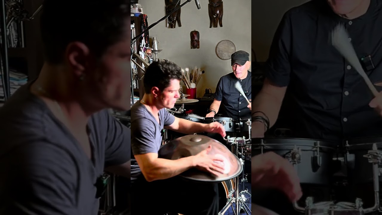Handpan & Drums 🔥 Tribal Rhythms | Roberto Gualdi & Loris Lombardo