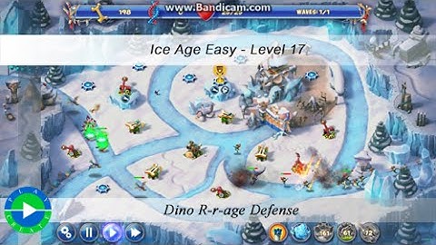 Dino Rage walkthrough (easy - ice age)  - Level 17