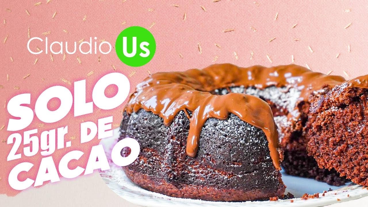 Pastel de CHOCOLATE CON 25 GRAMOS DE CACAO - Claudio Us