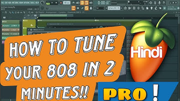 How to TUNE your 808 in 2 MINUTES!! (FL Studio, Ableton, Logic Pro) FL Studio Tips Hindi