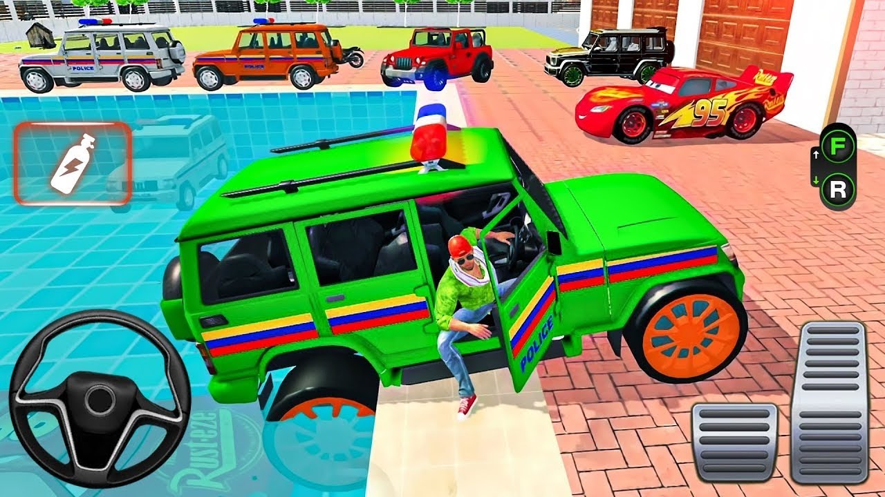 Indian Theft Aura Simulator | Lightning McQueen & Police Car Driving 3D - Android Gameplay🚚🚚🚚