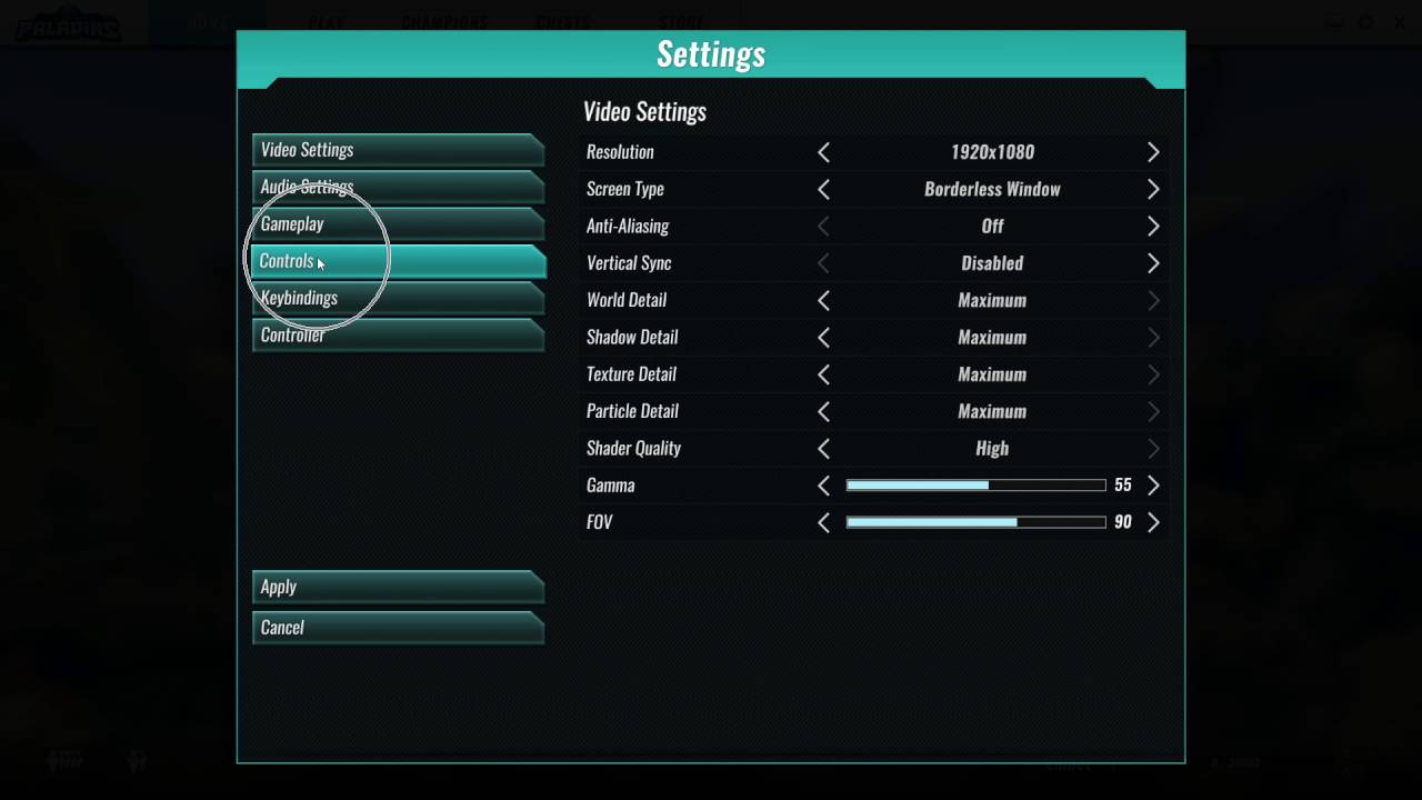 How to Disable Allow Gamepad In Paladins YouTube