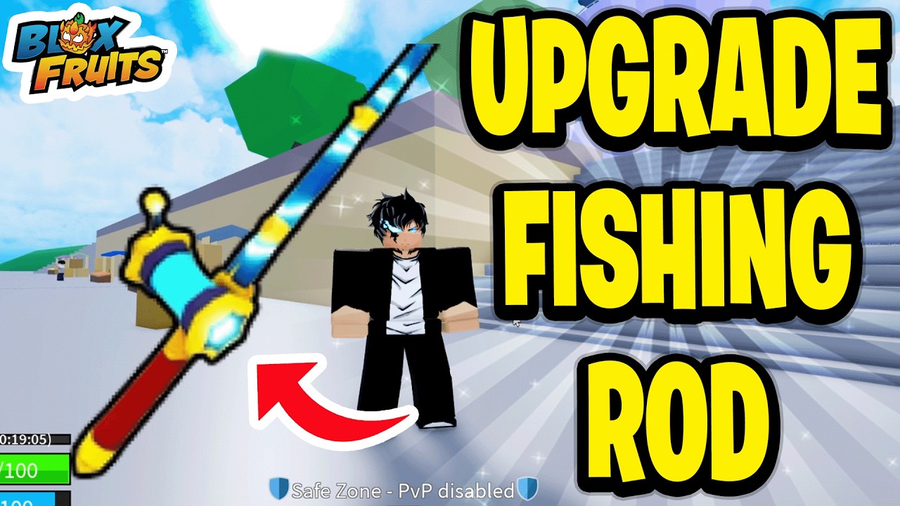 Blox Ruits Shell Rod How To Upgrade Your Fishing Rod In Blox Fruits - YouTube