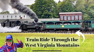 Cass Railroad Train Ride to Bald Knob  Appalachian Mountains