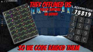 We Got Offline Raided So We Code Raided Fallen Survival 5X