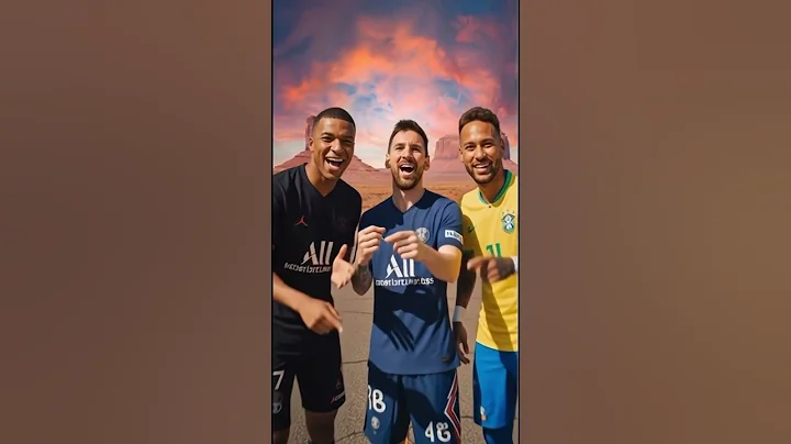 Messi, Neymar & Mbappé's Wolf vs Ronaldo's Wolfs #ronaldo #goat #messi #ronaldoai #aifunnyshorts