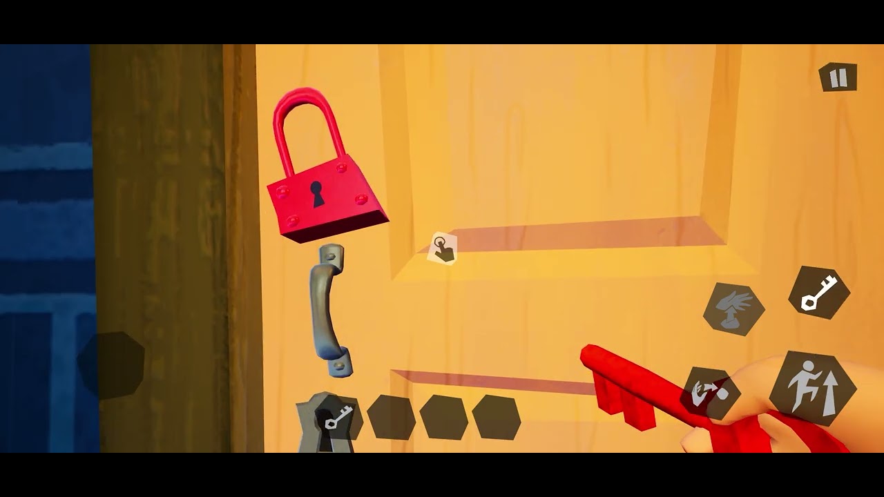 Playing hello neighbor but I beat act 1? Without dying?