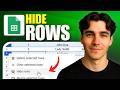 How To Hide Rows In Google Sheets (Tutorial 2026)