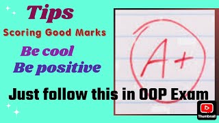 Tips for scoring good marks in OOP #cs3391 #2021regulations #oop