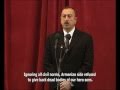 Speech by Ilham Aliyev at the farewell ceremony for martyrs Mubariz Ibrahimov and Farid Ahmadov.