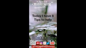 8 Tips For Webscraping | #shorts